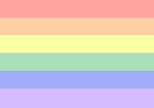 A rainbow colored background with different colors.
